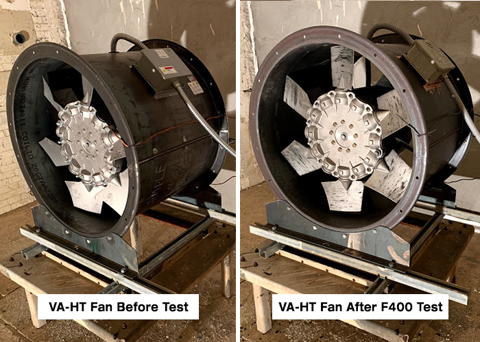 DYNAIR VA-HT-VA-HT Fan Before & After Test